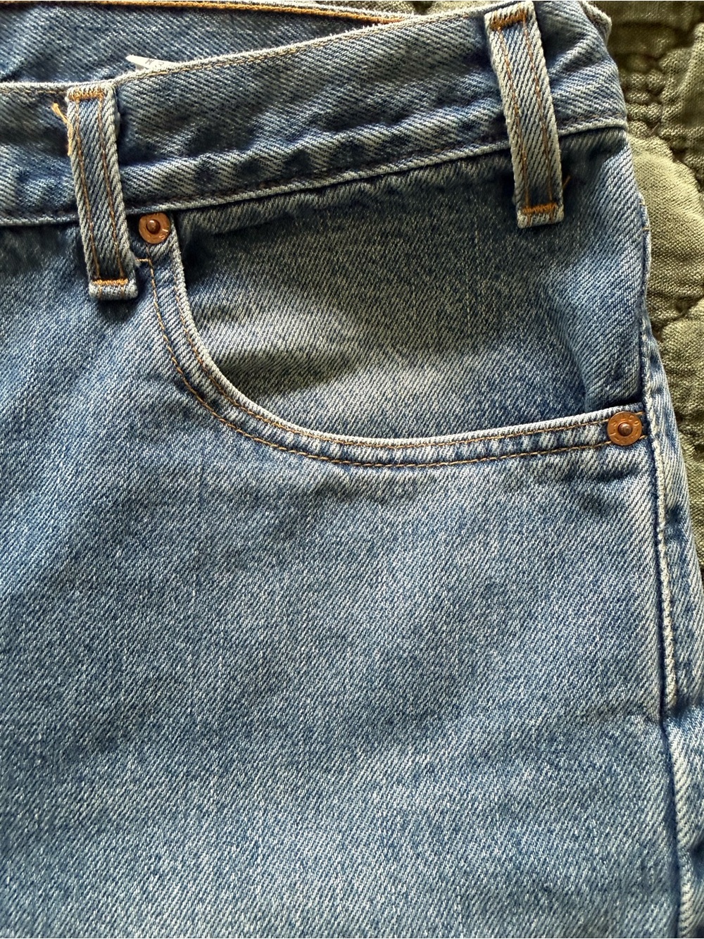 🔥 Vintage Levi’s 505 Jeans USA 34x30 Regular Fit Straight Leg 100% Cotton Denim - Picture 10 of 14